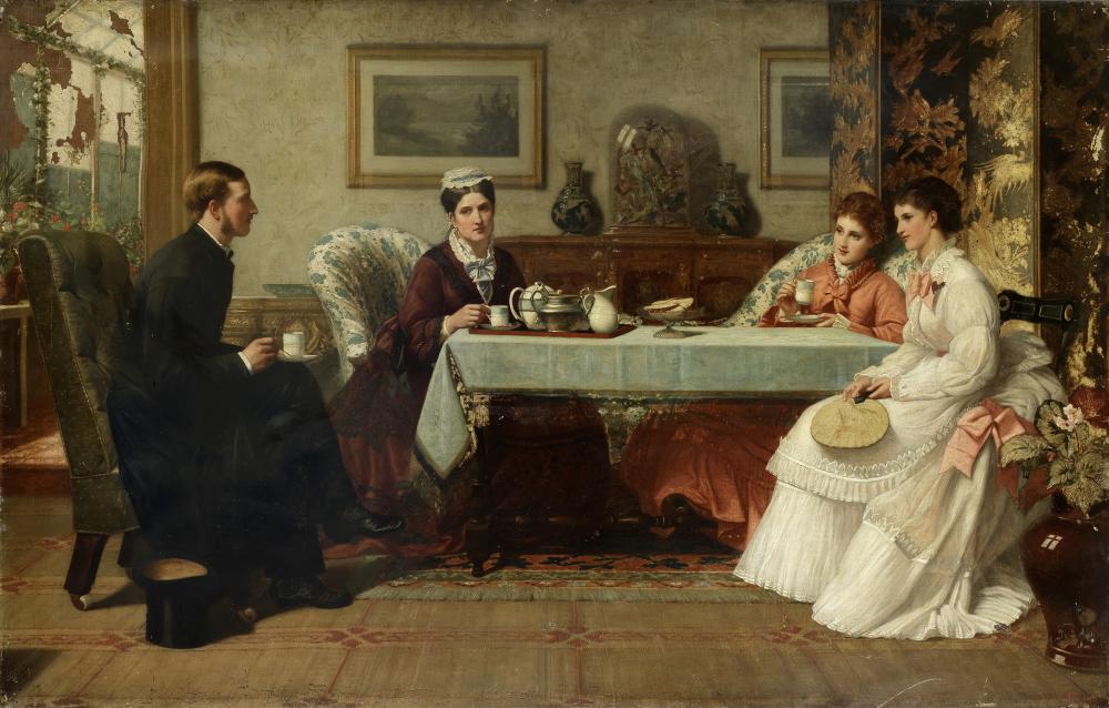 David Wilkie Wynfield comparable auction result: david wilkie wynfield british 1837 1887 the new curate