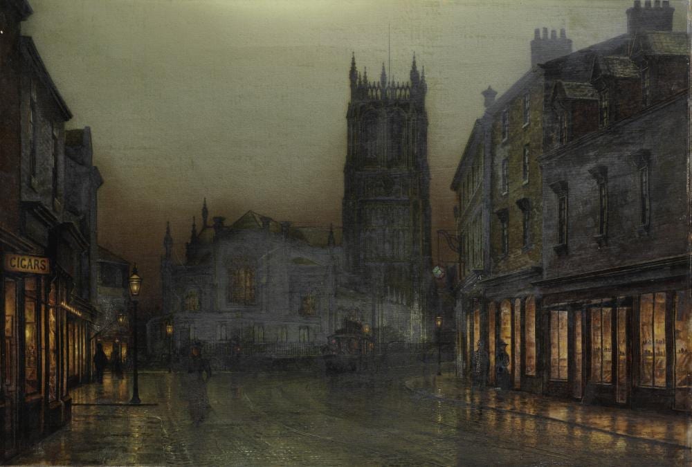 Louis H. Grimshaw comparable auction result: louis h grimshaw british 1870 1944 the parish church leeds