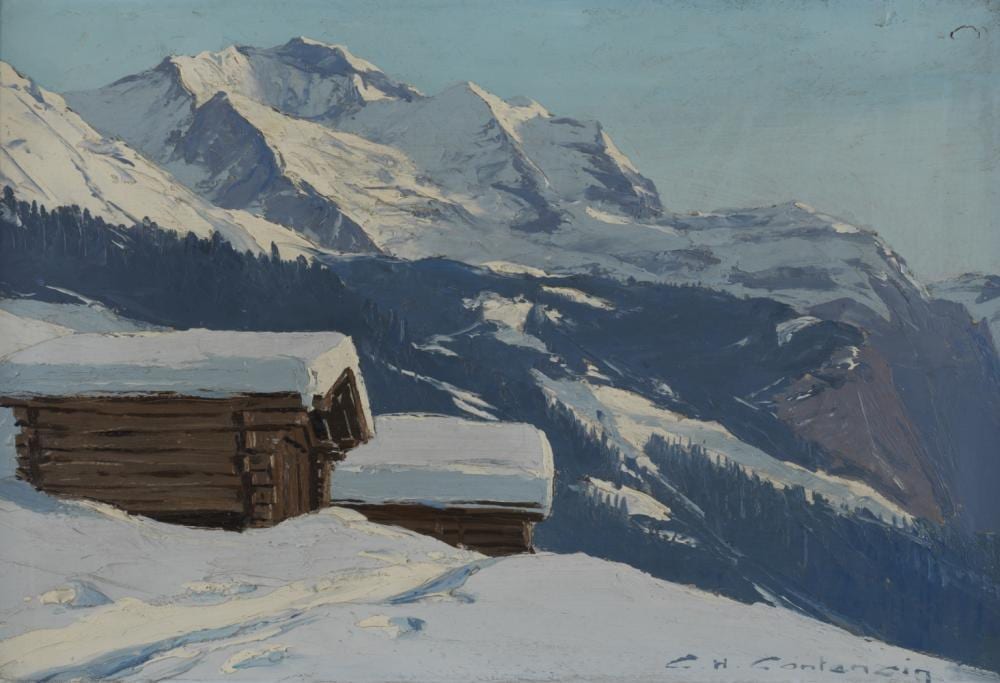 charles contencin 1898 1955 wengen en hiver huile sur carton sign e en bas droite 25 x 35 · Expertisez Enchères · 2020-03-25 Charles-Henry Contencin comparable auction result: charles contencin 1898 1955 wengen en hiver huile sur carton sign e en bas droite 25 x 35