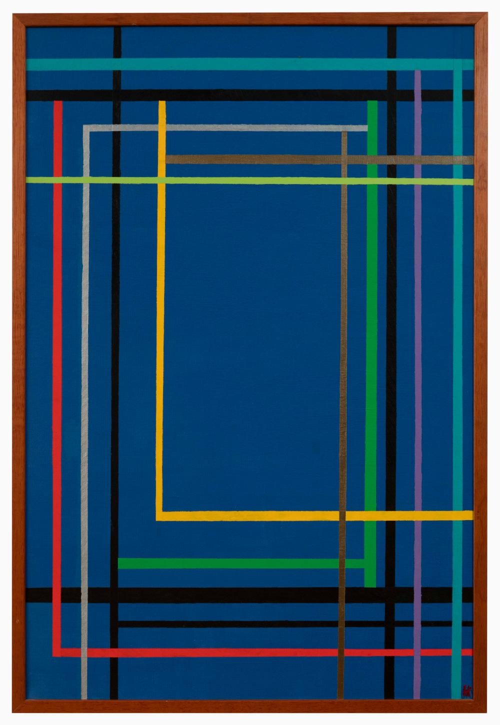 Herman Hershel Kahan comparable auction result: herman hershel kahan color lines job n 39