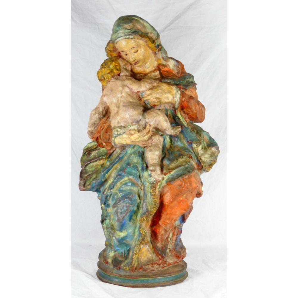 Hans Gerdes comparable auction result: hans gerdes madonna mit kind ceramic sculpture