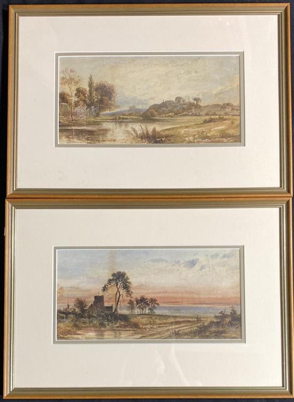 Edward Beecham Lait comparable auction result: edward beecham lait act 1860 1874 britain the fishermen the walk home sunset 2 watercolour