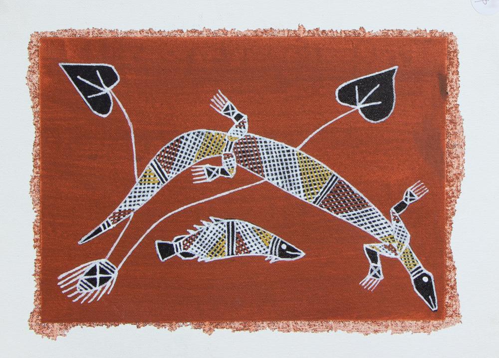 Trevor Nganjmirra comparable auction result: trevor nganjmirra untitled