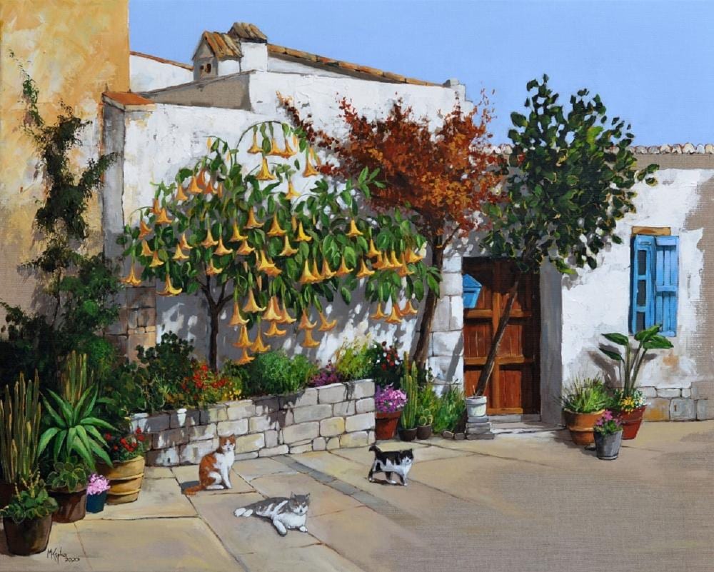 Magdalena Kepka comparable auction result: magda kepka datura and cyprus cats 2020