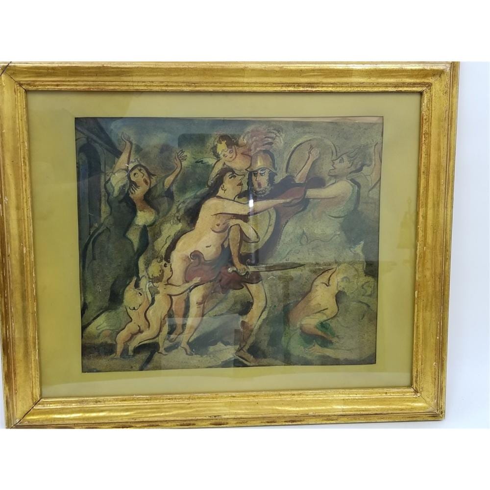 Leon Wall comparable auction result: leon wall american 1916 1980