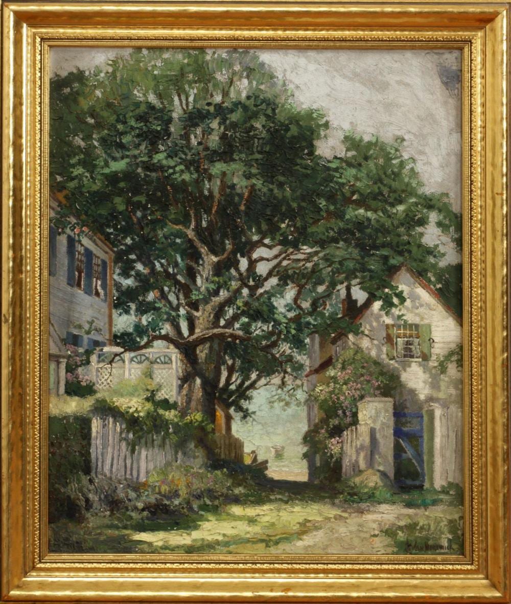 chester k van nortwick 1881 44 oil on canvas h 20 w 16 beach front house cap cod ma · DuMouchelles · 2020-05-17 Chester K. Van Nortwick comparable auction result: chester k van nortwick 1881 44 oil on canvas h 20 w 16 beach front house cap cod ma