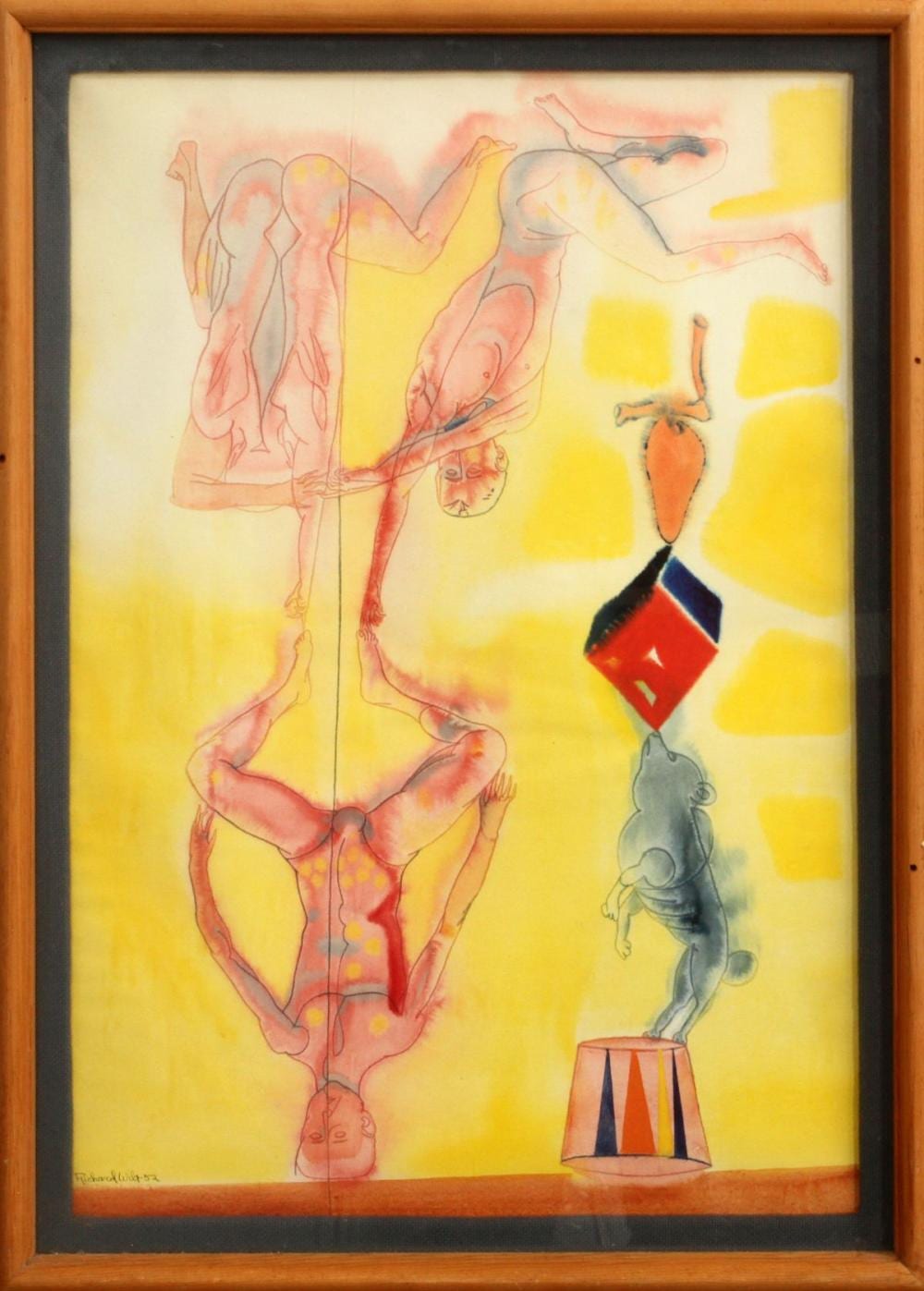 richard wilt watercolor colored pencil on paper · DuMouchelles · 2020-05-17 Richard Wilt comparable auction result: richard wilt watercolor colored pencil on paper