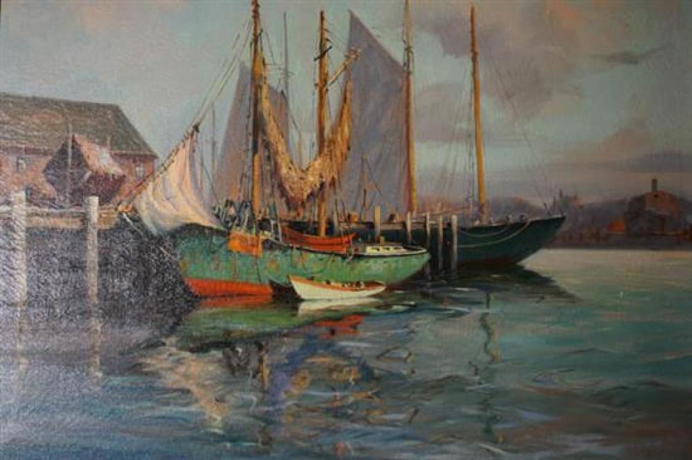Hjalmar Amundsen comparable auction result: j j enwright c hjalmar cappy amundsen american 1911 2001 safe in port
