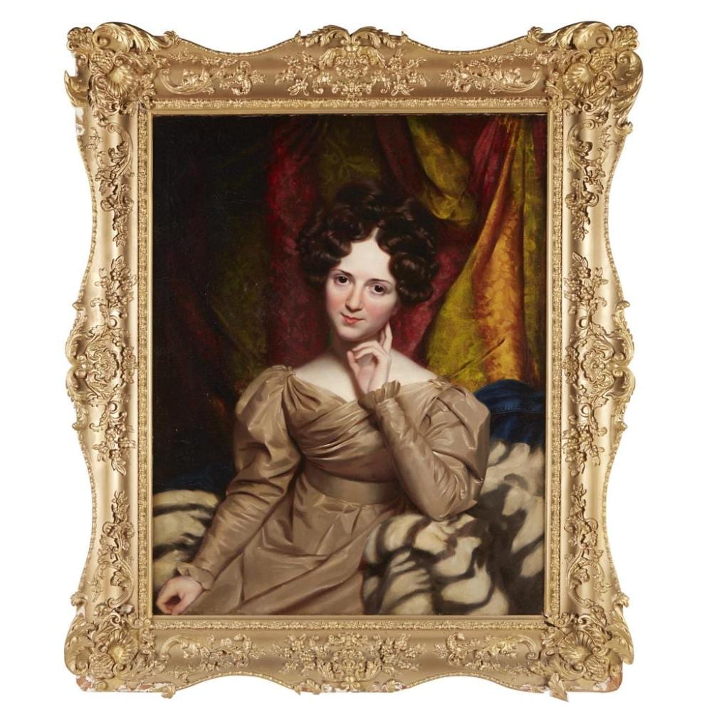 Henry Inman comparable auction result: henry inman 1801 1846 portrait of julia anna hosmer 1833 1888