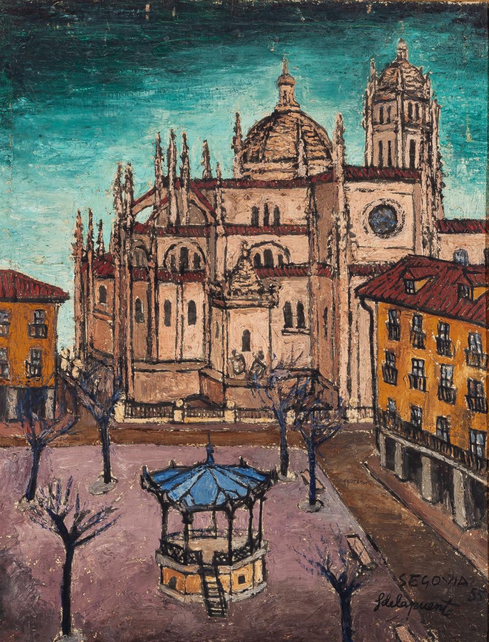 Fernando Delapuente comparable auction result: fernando delapuente santander 1909 madrid 1975 cathedral of segovia
