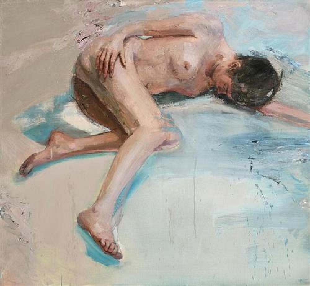 Colin Davidson comparable auction result: colin davidson b 1968 night painting 4 2016