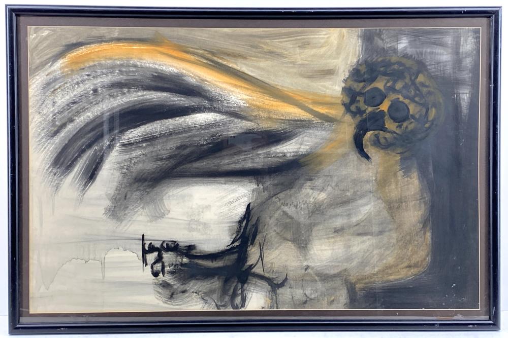 Francisco Icaza comparable auction result: francisco icaza eagle mixed media