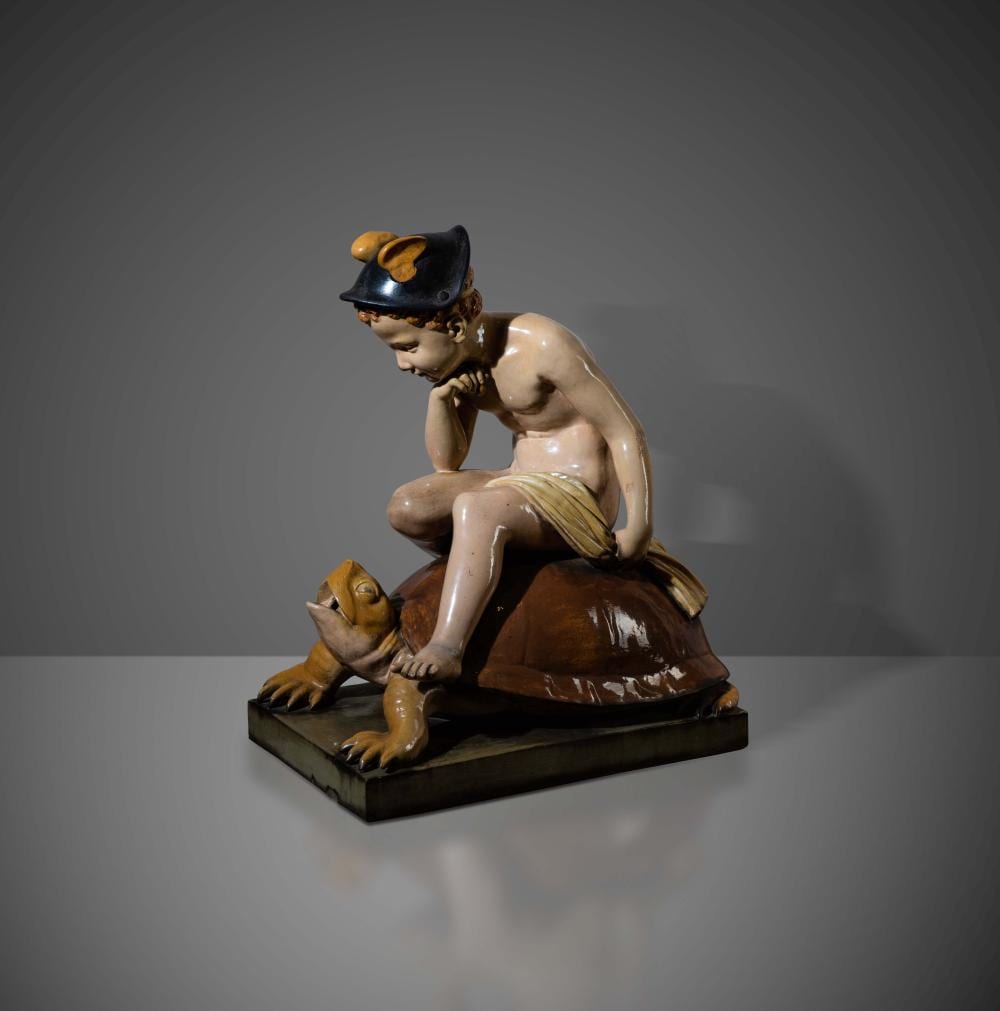 ludwig vierthaler 1875 1967 fontana con dio mercurio bambino su tartaruga · Cambi Casa d'Aste · 2020-04-16 Ludwig Vierthaler comparable auction result: ludwig vierthaler 1875 1967 fontana con dio mercurio bambino su tartaruga