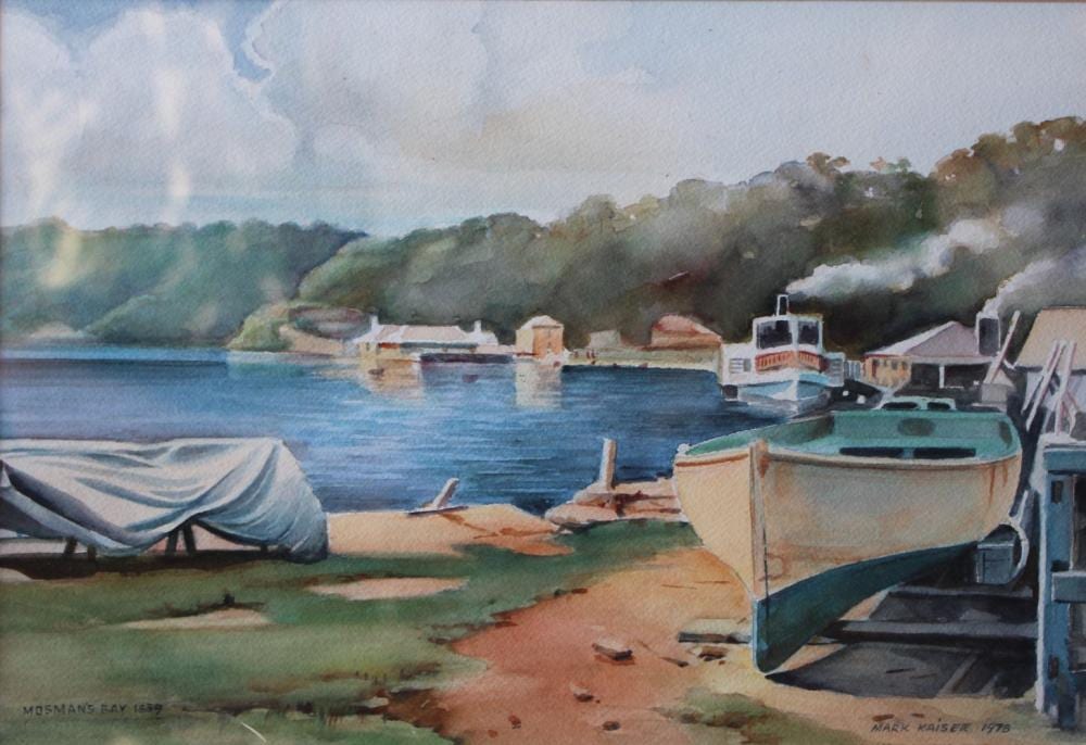 Mark Kaiser comparable auction result: mark kaiser 1933 95 mosman s bay