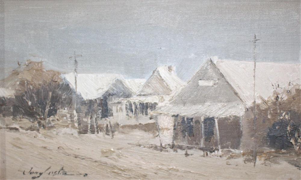 tony costa 1955 untitled outback town · Bargain Hunt Auctions · 2020-04-26 Tony Costa comparable auction result: tony costa 1955 untitled outback town