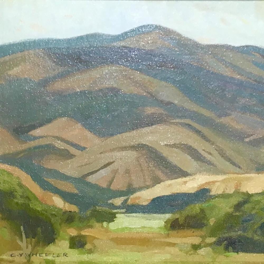 Colin Vernon Wheeler comparable auction result: colin vernon wheeler hunter hills from kurow creek