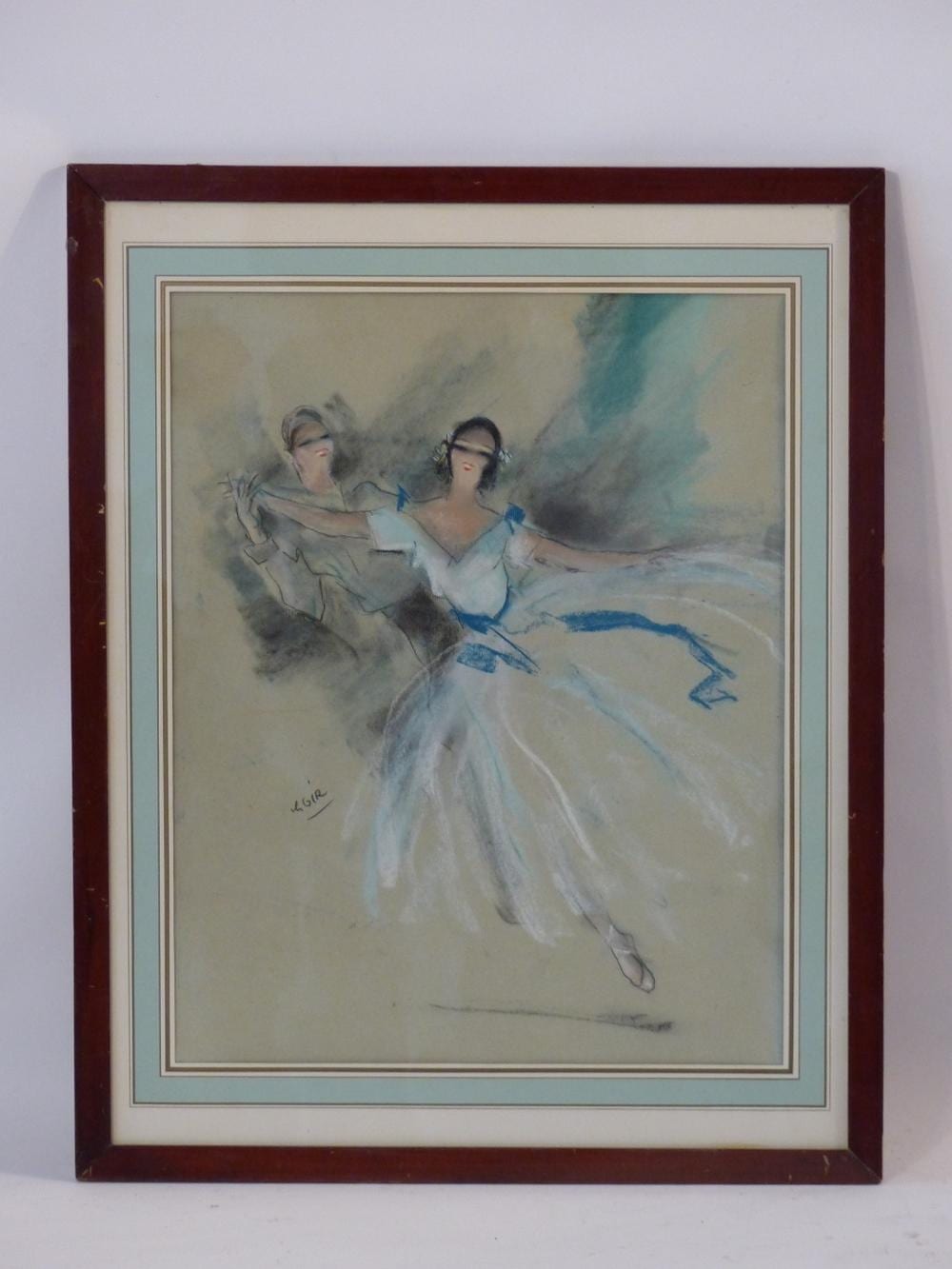 Charles Félix Gir comparable auction result: charles f lix gir 1883 1941 danseurs pastel sur papier sign en bas gauche dimensions 50 x