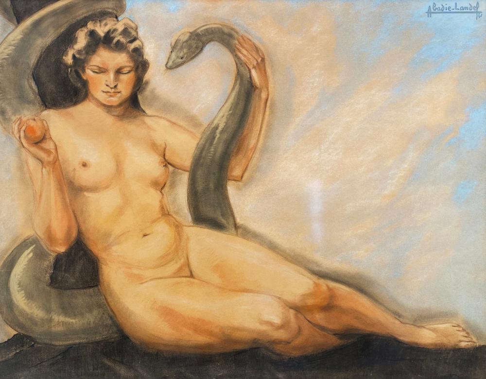 pierre abadie landel french 1896 1972 eve and the serpent · Guernsey's · 2020-05-12 Pierre Abadie-Landel comparable auction result: pierre abadie landel french 1896 1972 eve and the serpent