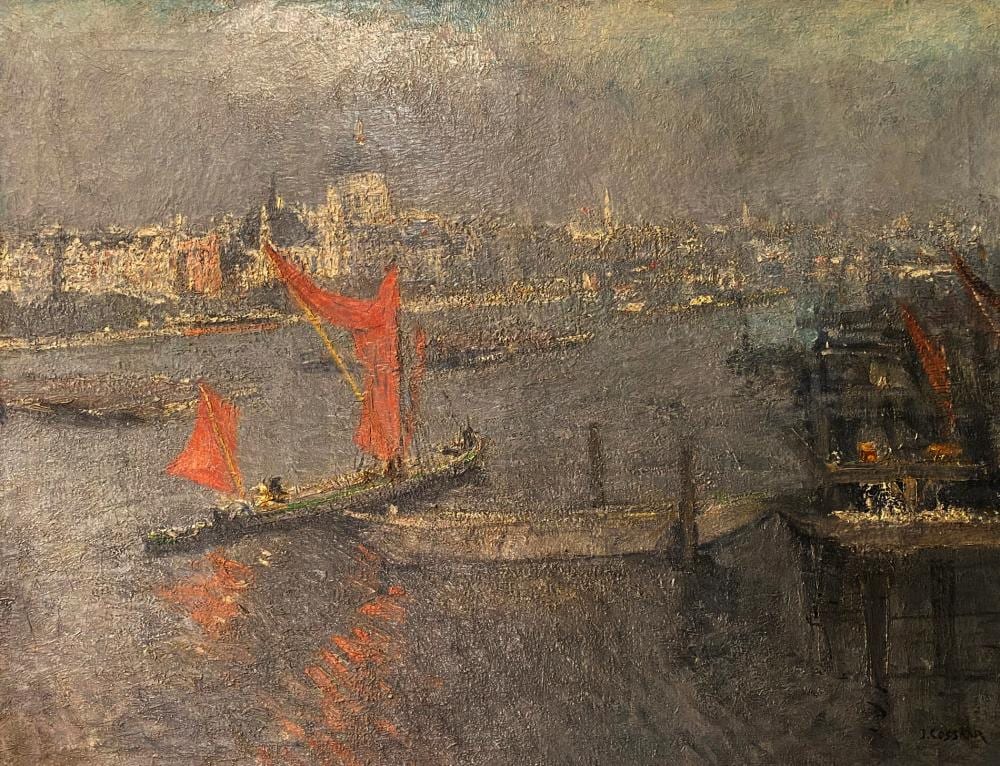 Jacobus Cornelis Wyand Cossaar comparable auction result: jacobus cornelis wyand cossaar dutch 1874 1966 sailing through london