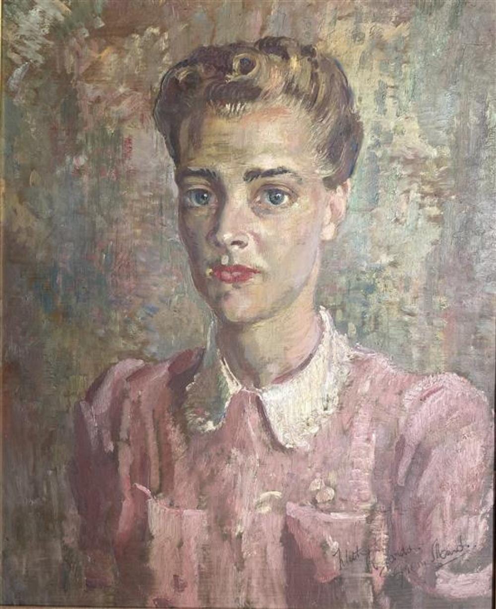 Arthur (1902) Murch comparable auction result: arthur james murch 1902 1989 portrait of a young lady oil on board