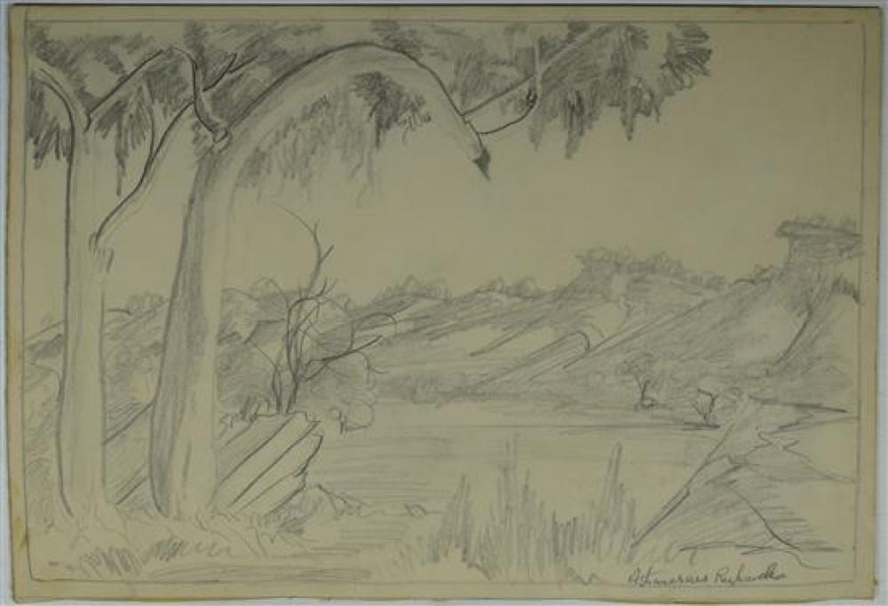 Athanasius Titus Renkaraka comparable auction result: athanasius titus renkaraka 1944 1989 ghost gums macdonnell ranges pencil on colourmount fashion board