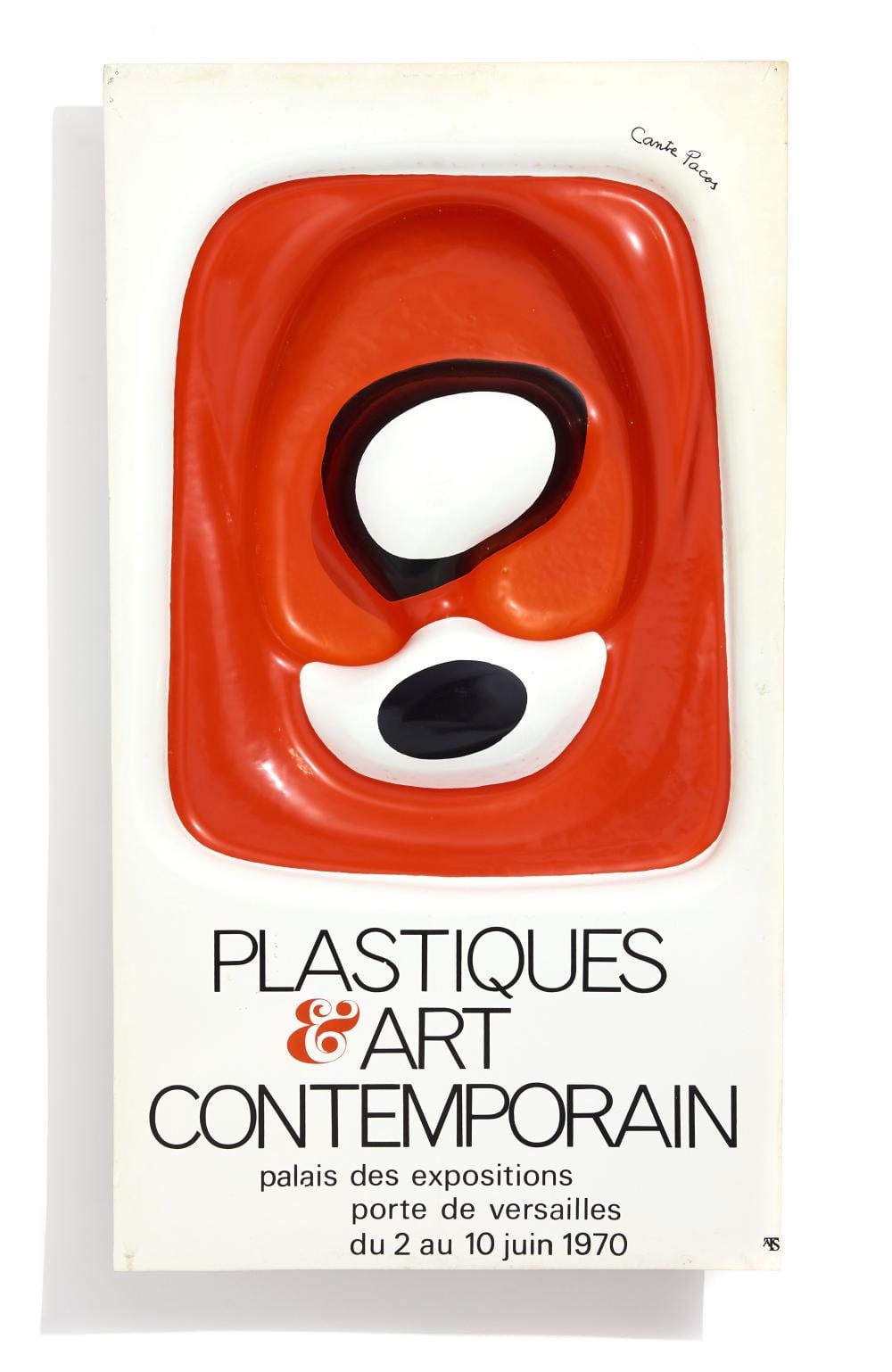 François Cante Pacos comparable auction result: fran ois cante pacos n en 1946 affiche publicitaire 1970 abs teint et moul