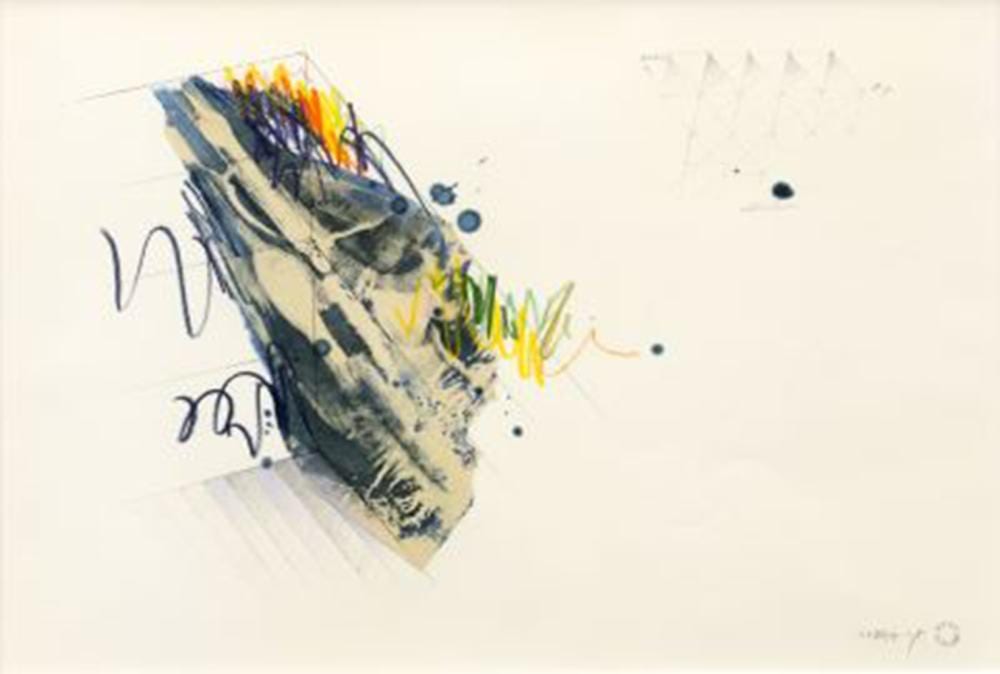 Mitsuo Kano comparable auction result: image plan skylark work no 4 from series 1959