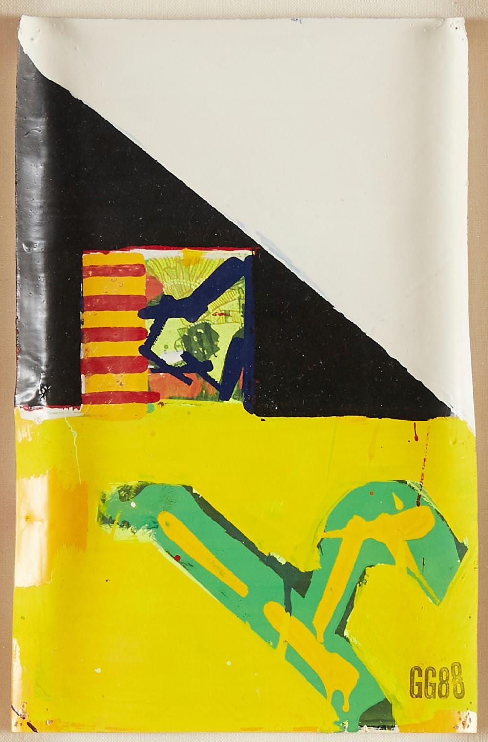 Glenn Goldberg comparable auction result: glenn goldberg op 88 mixed media artwork