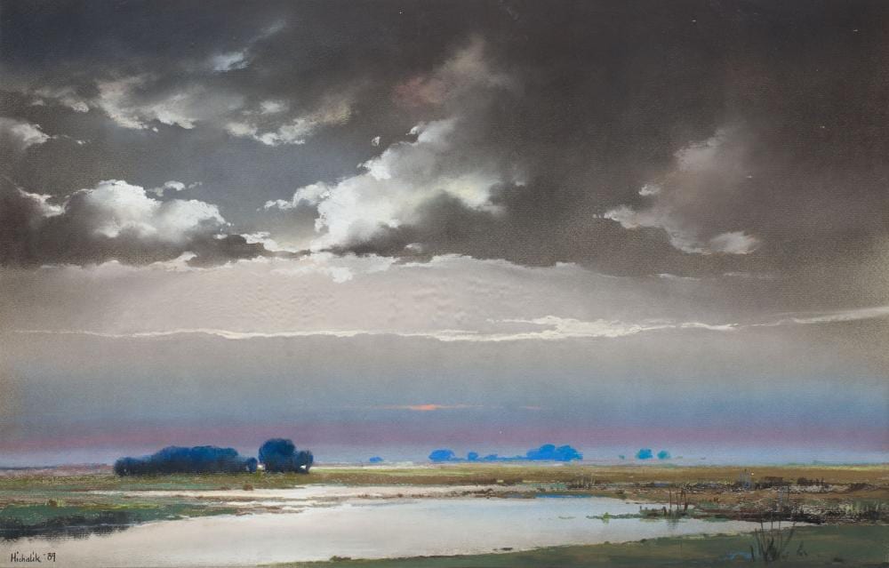Marian Michalik comparable auction result: marian michalik 1947 1997 landscape 1989