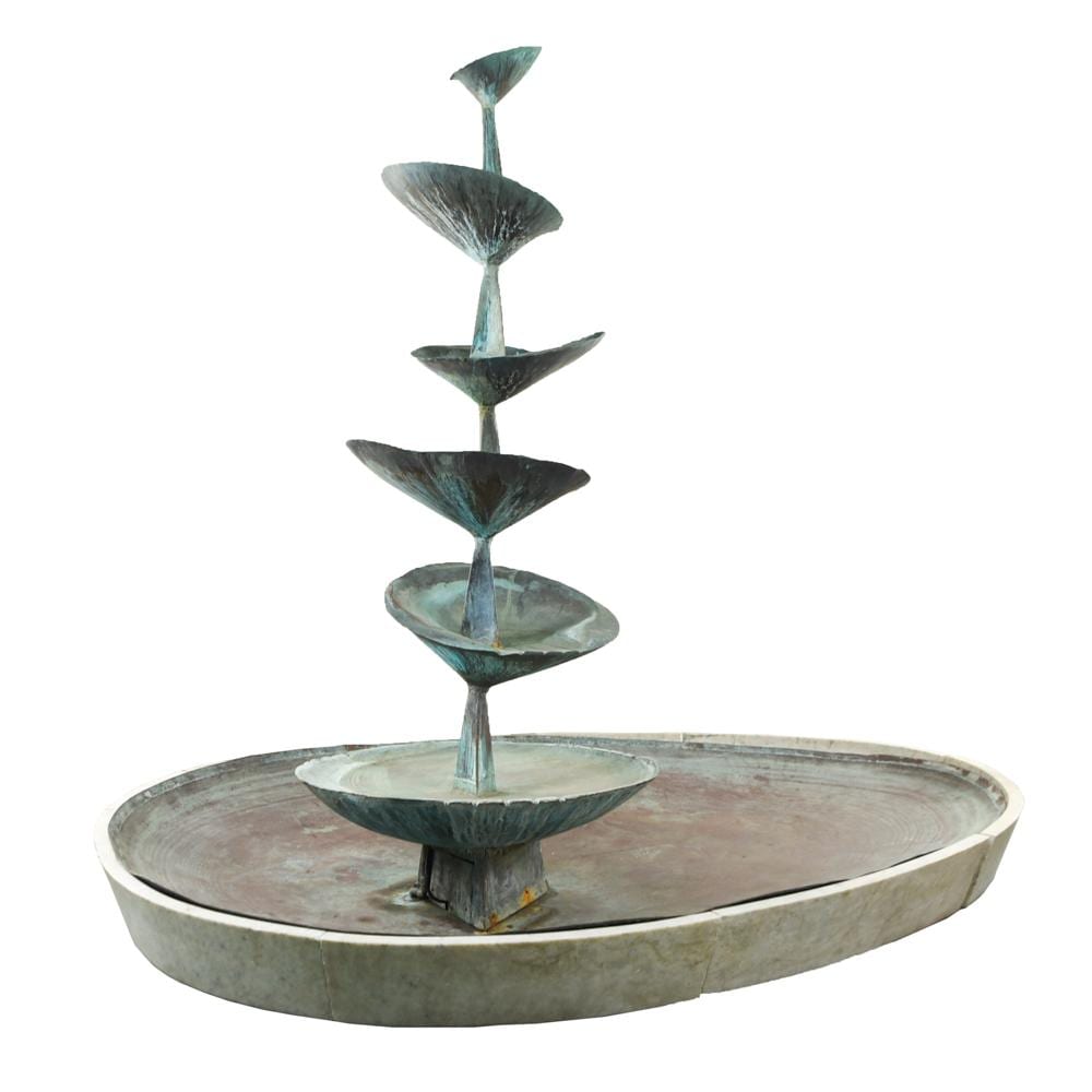 Arne Jones comparable auction result: arne jones sweden 1914 1976 fountain sculpture