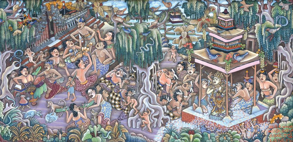 Village Scene in Batuan comparable sale