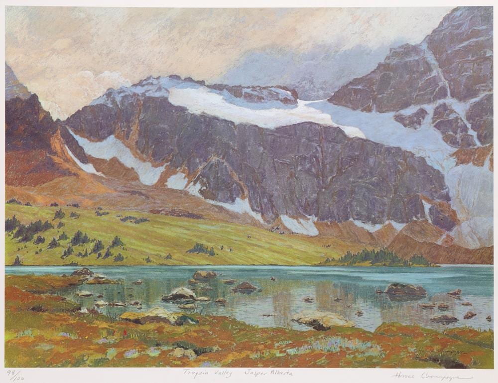 Horace Champagne comparable auction result: horace champagne tonquin valley jasper alberta