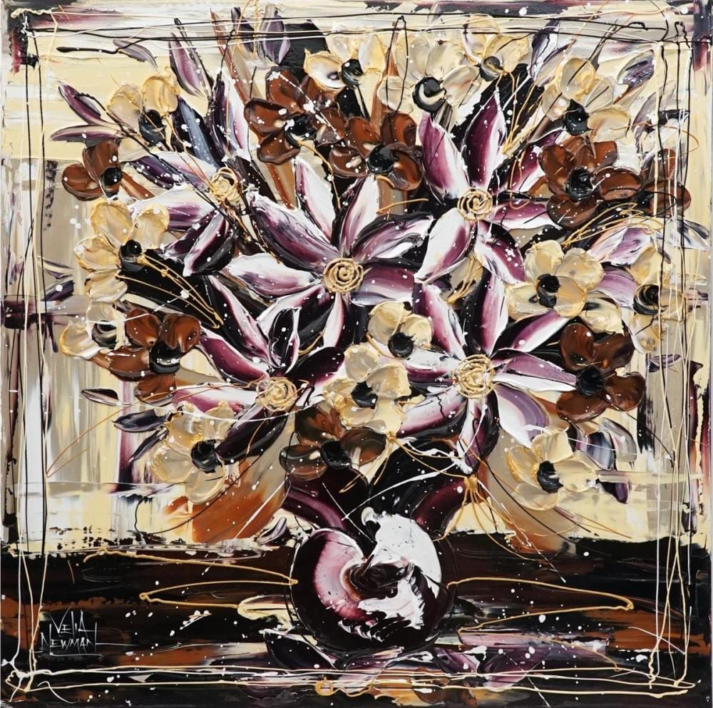 Velia Newman comparable auction result: velia newman 1969 aubergine vase 91 x 91 cm total 91 x 91 x 3 cm