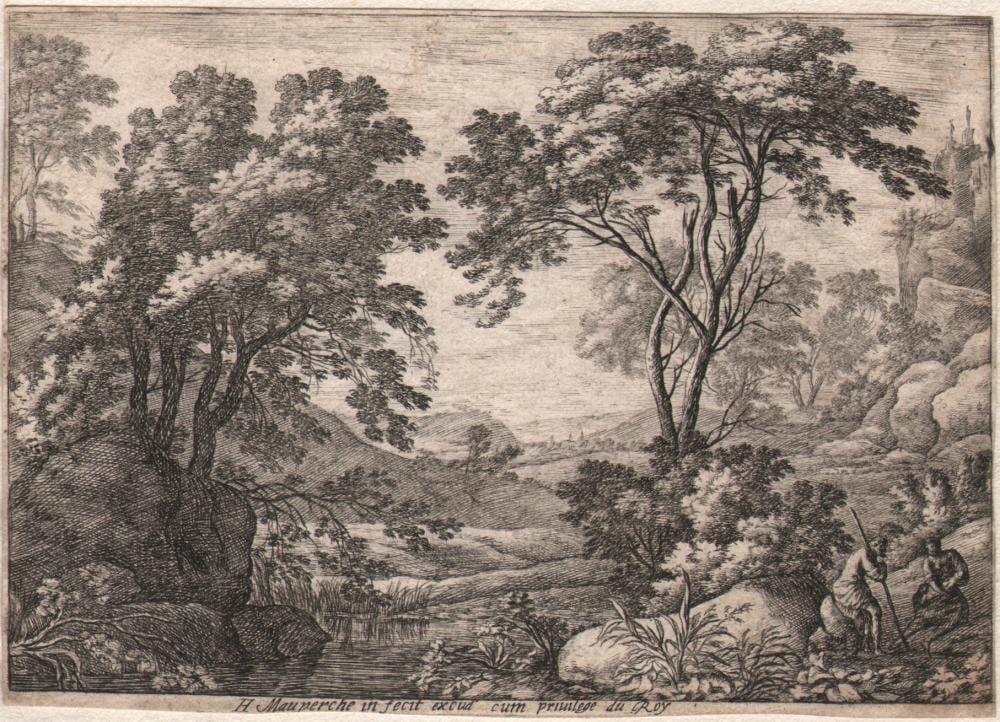Henri Mauperché comparable auction result: henri mauperch homme et femme se reposant