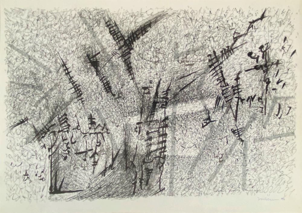 Pepe Caceres comparable auction result: pepe caceres n en 1941 composition abstraite 1995