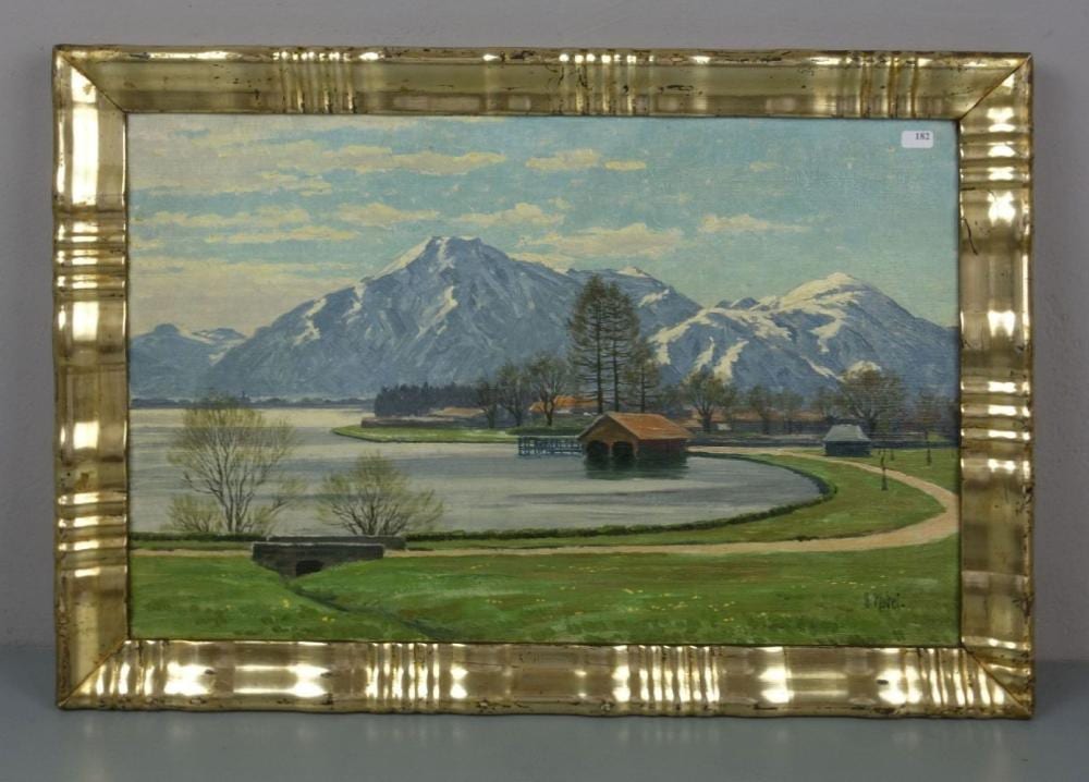 Otto Kubel comparable auction result: otto kubel gem lde wettersteingebirge im fr hling