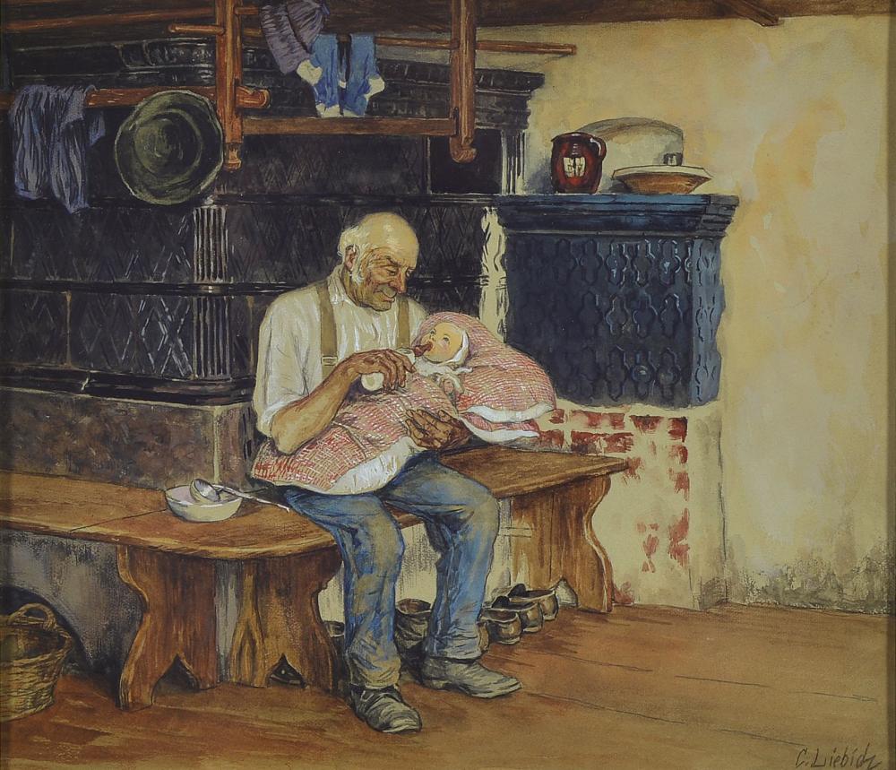 Curt Liebich comparable auction result: curt liebich 1868 wesel 1937 gutach 2 watercolors