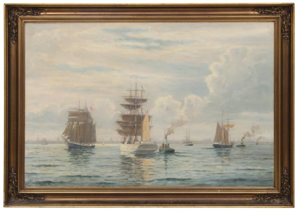 frants landt danish 1885 1976 · Fontaine's Auction Gallery · 2020-06-13 Frants Georg Carl Landt comparable auction result: frants landt danish 1885 1976