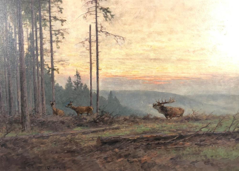 Nelson Gray Kinsley comparable auction result: nelson gray kinsley 1863 1945 vor sonnenaufgang 1942