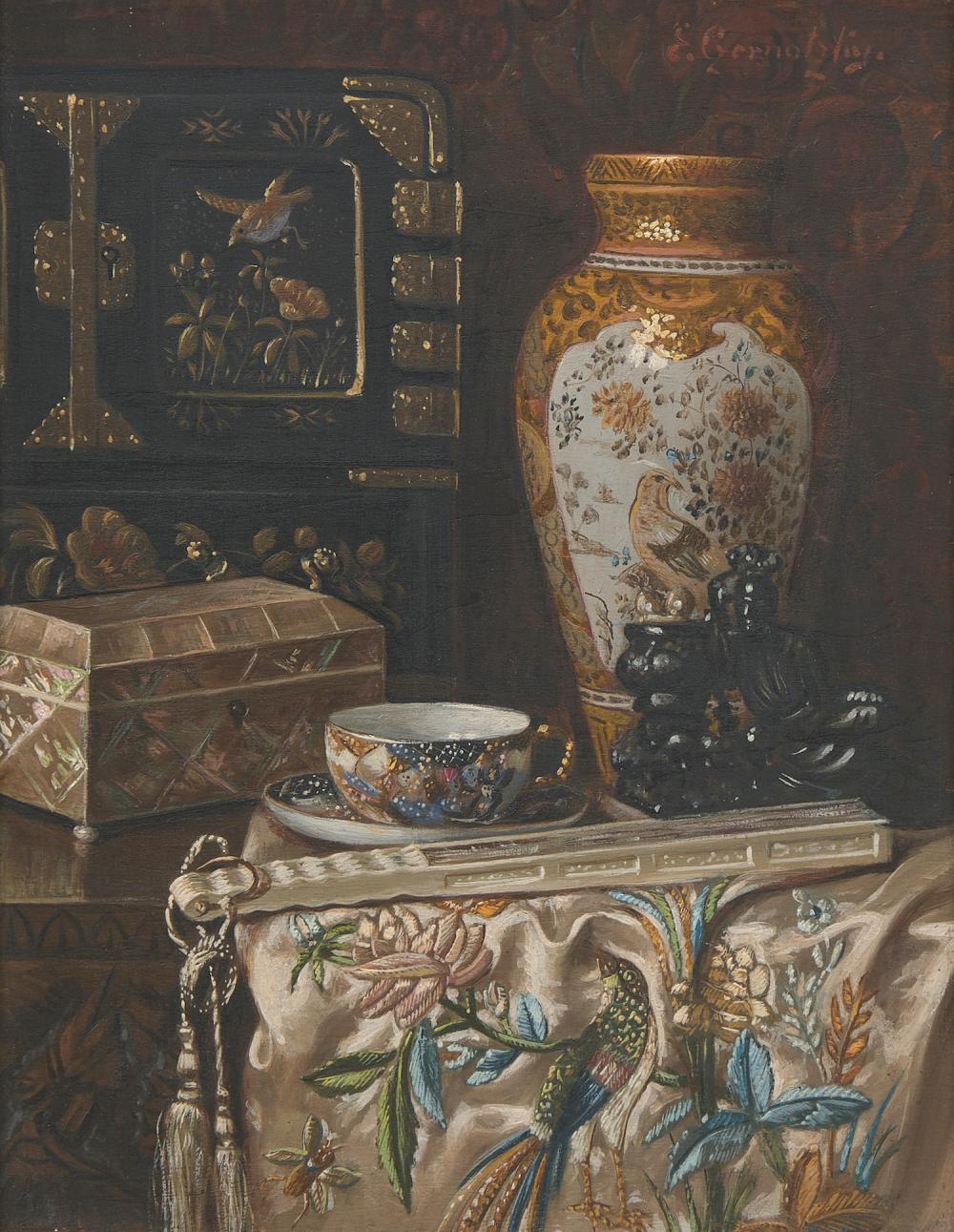 Ernst Czernotzky comparable auction result: ernst czernotzky austrian 1869 1939 still life oil on panel