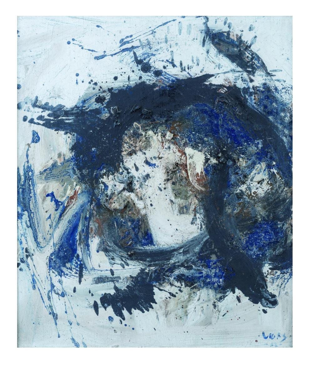 Oswaldo Vigas comparable auction result: oswaldo vigas 1923 2014 s t ca 1960 t cnica mixta sobre lienzo medidas 57 x 47 cms
