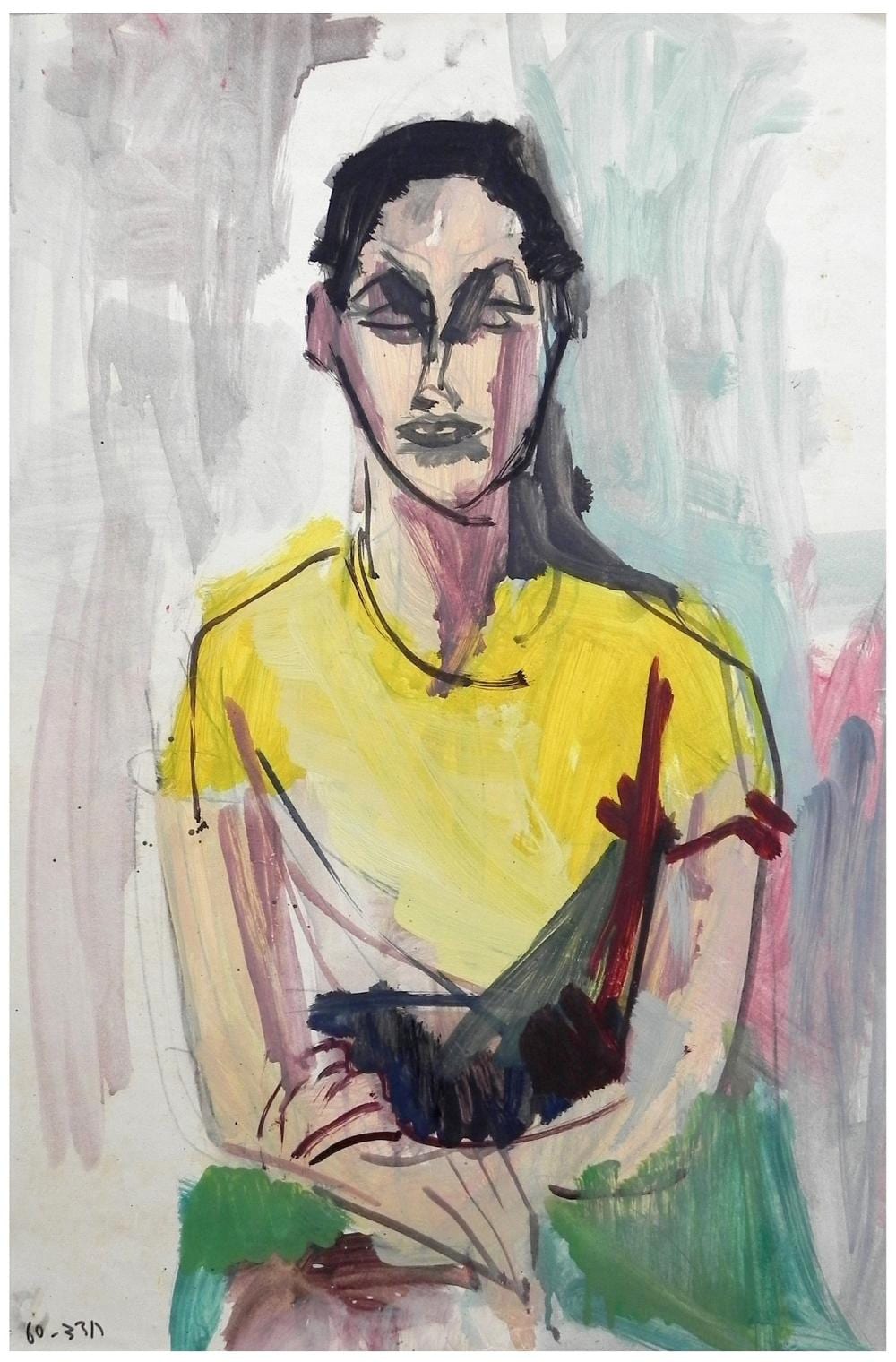 Abraham Hadad comparable auction result: abraham hadad french israeli b baghdad 1937