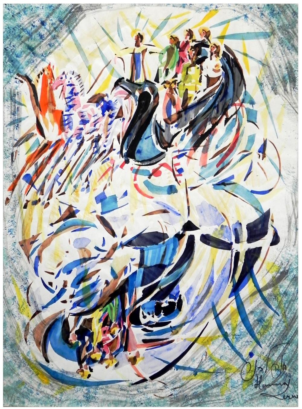 Hannah Lerner comparable auction result: hannah lerner rubinstein israeli polish 1909 1997