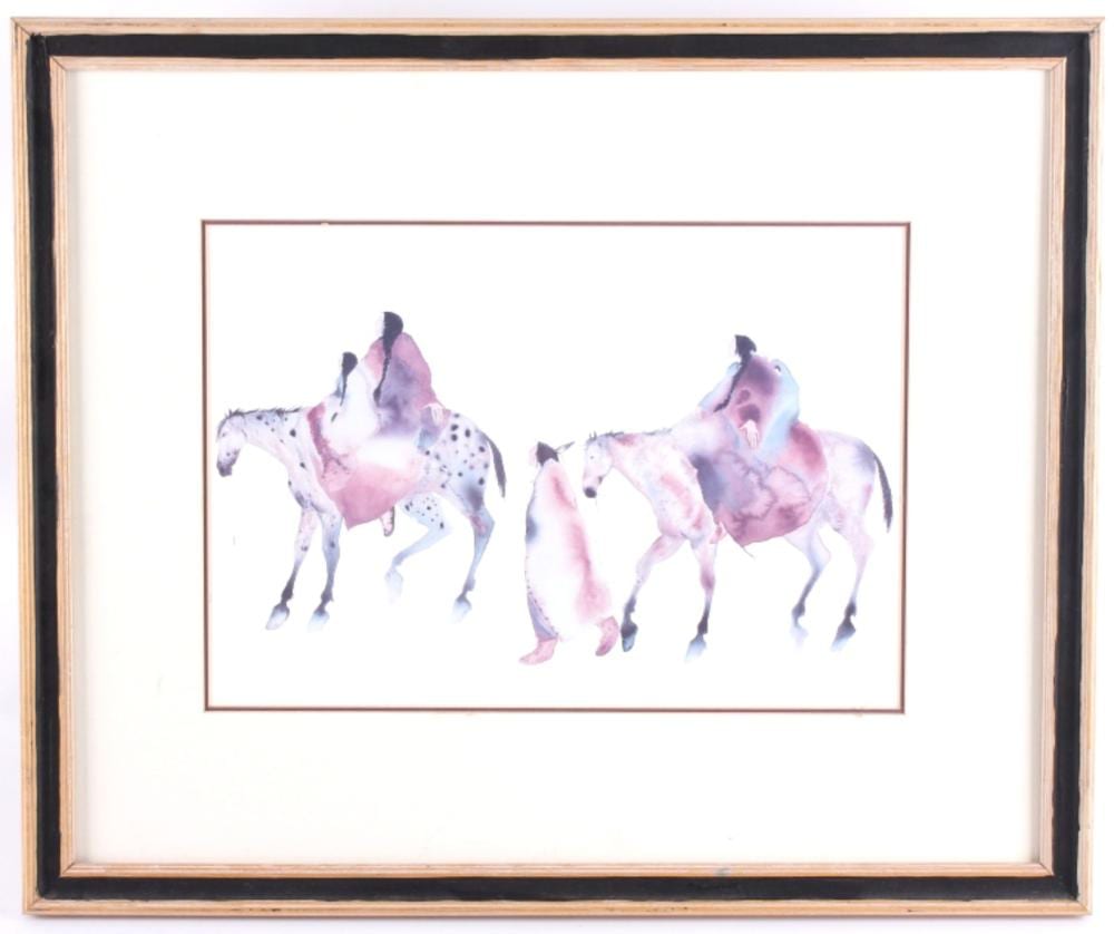 Carol Griggs comparable auction result: new griggs watercolor painting by carol griggs