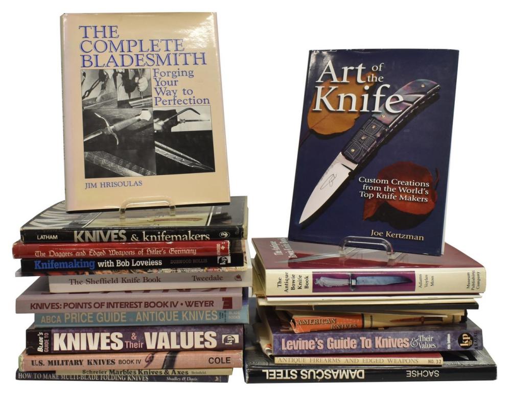 (23) BOOKS: HISTORICAL, KNIFE GUIDES, PERIODICALS sold by Austin Auction Gallery, lot 463 — auction record photograph