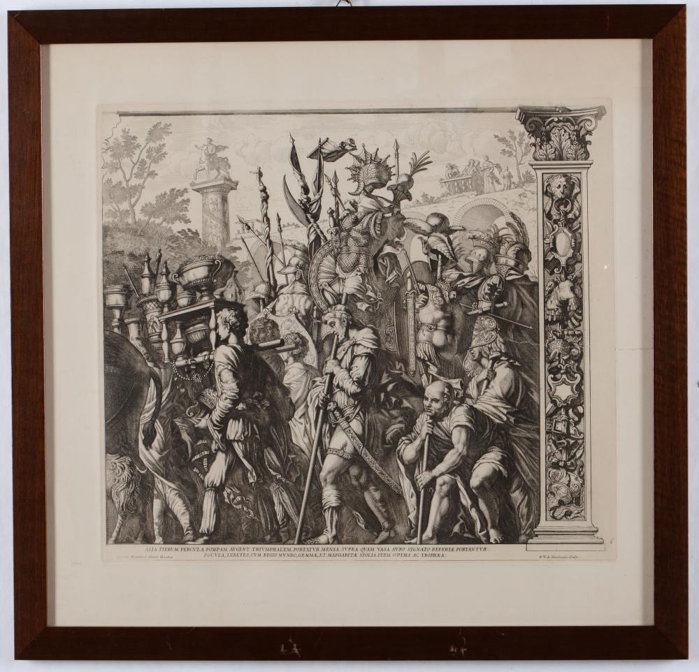 Robert van Audenaerde comparable auction result: robert van audenaerde 1663 1748 i trionfi di cesare