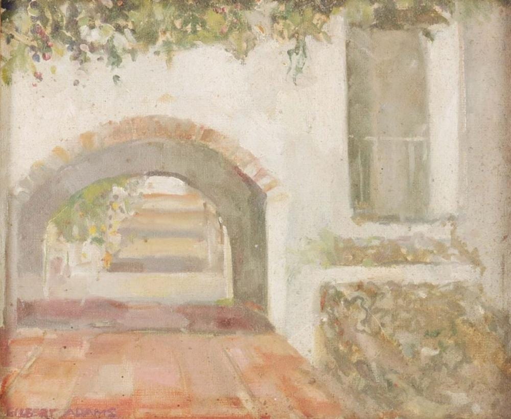 gilbert adams frigiliana spain oil on · Kinghams Auctioneers · 2020-05-29 Gilbert Adams comparable auction result: gilbert adams frigiliana spain oil on