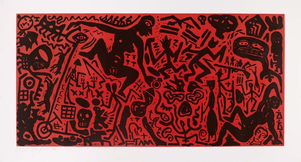 Artur Timóteo da Costa comparable auction result: ar ralf winkler penck ohne titel