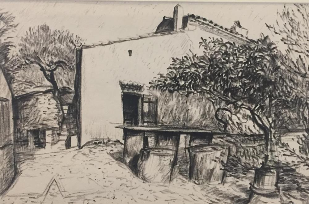 Pierre Dionisi comparable auction result: pierre dionisi 1904 1970 la cours devant la maison en provence