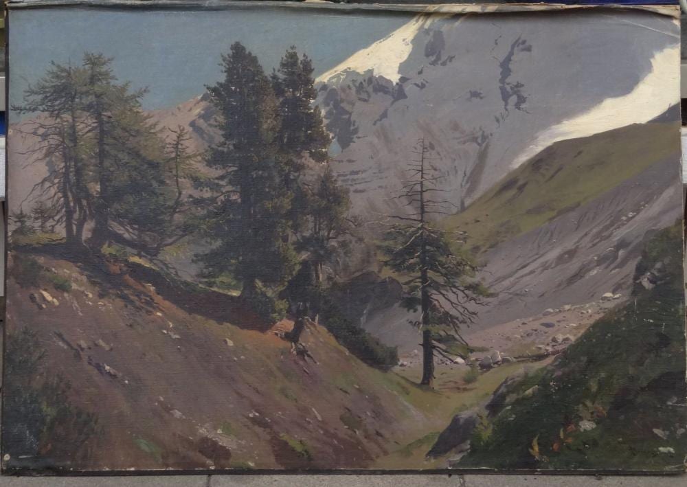 Joseph Rummelspacher comparable auction result: joseph rummelspacher 1852 1921 19 01 zirbeln am ortler